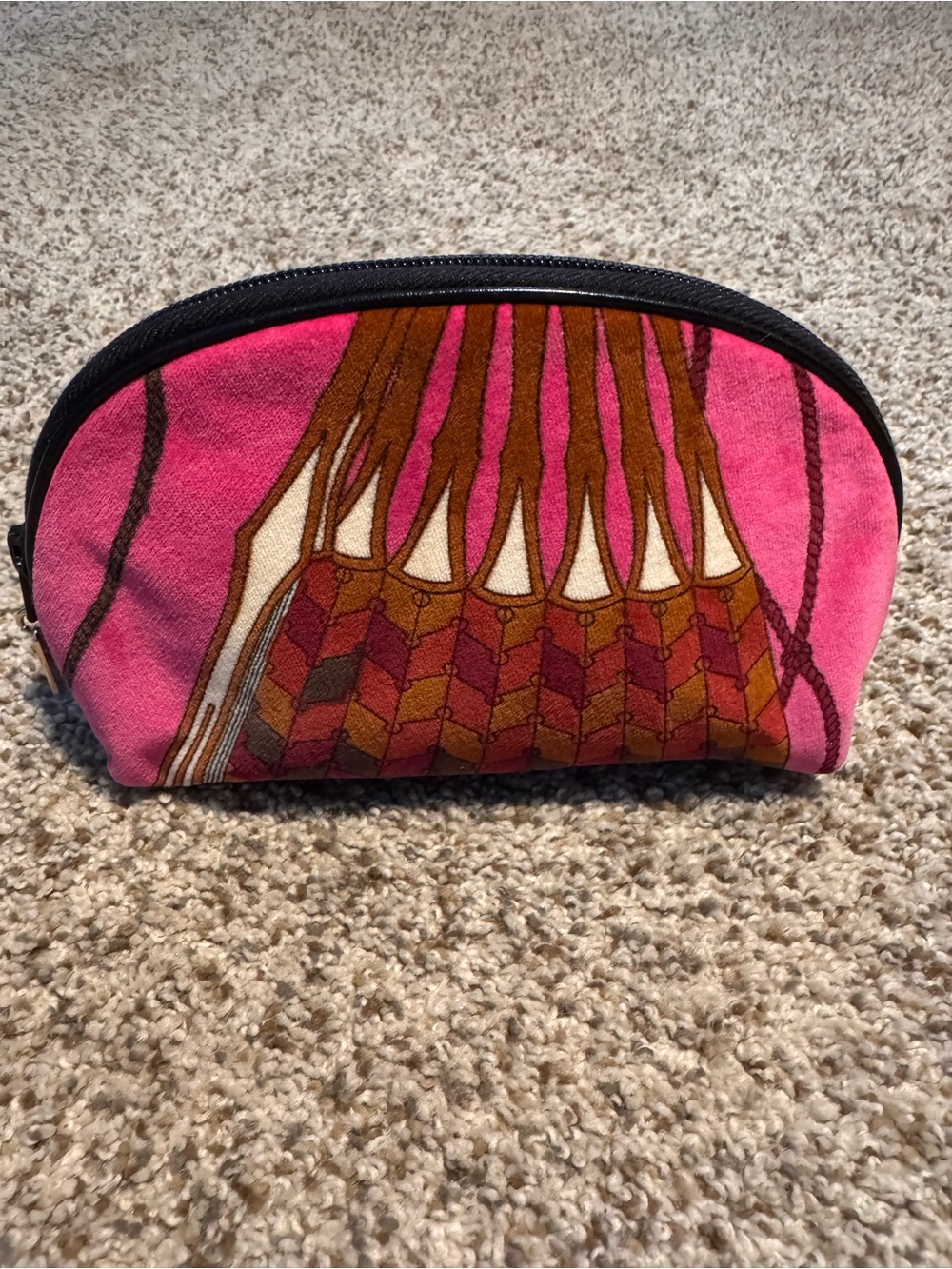 Vintage Emilio Pucci Art Deco Cosmetic Pouch